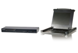 8 Port CAT5 IP KVM Bundle w/ 17in. LCD Console (2U)