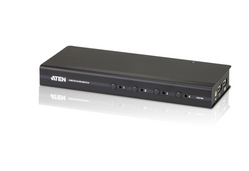 USB DVI/Audio Slim KVM-switch med 4 portar