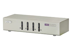 USB VGA/Audio KVM-switch med 4 portar