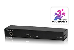 1ローカル/リモート アクセス共有
1ポート VGA KVM over IP （1ポート電源制御PDU機能搭載、解像度1,600×1,200対応）