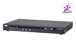 8-portars seriekonsolserver med Dual Power/Dual LAN