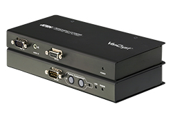 VGA/RS-232 Cat 5 影音訊號延長器附影像補償功能 (1280 x 1024@300公尺 (RQ))