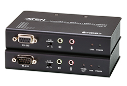 Mini USB DVI HDBaseT™ KVM-extender (1920 x 1200 @100m)