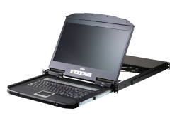 PS/ 2-USB VGA Single Rail LCD KVM-switch med 16 portar