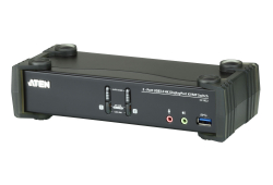 USB 3.0 4K DisplayPort KVMP™-switch med 2 portar (kablar medföljer)