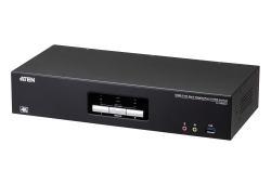 2-Port USB 3.0 4K DisplayPort Dual Display KVMP™ Switch för ATC