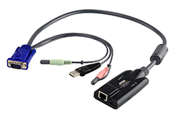 USB VGA/오디오 버추얼 미디어 KVM 어댑터(KM, KN)