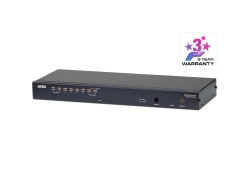 8-portars multigränssnitt (DisplayPort, HDMI. DVI, VGA) Cat 5 KVM-switch