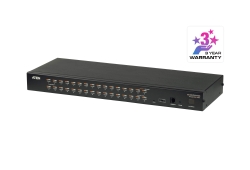 32-portars multigränssnitt (DisplayPort, HDMI. DVI, VGA) Cat 5 KVM-switch