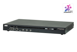 16-portars seriekonsolserver med Dual Power/Dual LAN