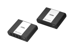 4-portars USB 2.0 Cat 5-extender över LAN