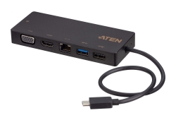 USB-C マルチポートミニドッキングステーション（電源パススルー対応）