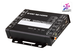 HDMI HDBaseT™レシーバー（オーディオ・ディエンベデッド＆双方向PoH対応）