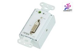 DVI/Audio Cat 5 Receiver Wall Plate (US) (1920 x 1200@40m)