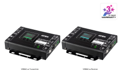 True 4K HDMI H.265 over IP 트랜시버 (PoE 지원)