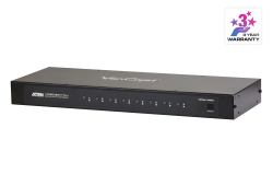 8-portars VGA-/ljudswitch med automatisk omkoppling