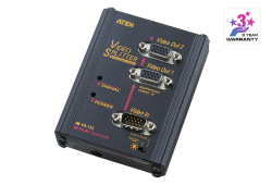 2-portars VGA-delare med väggplatta (350MHz)