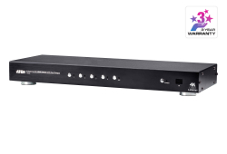 True 4K HDMI-växel med 4 portar och dubbla utgångar