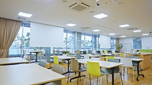 8Fの食堂兼ホール